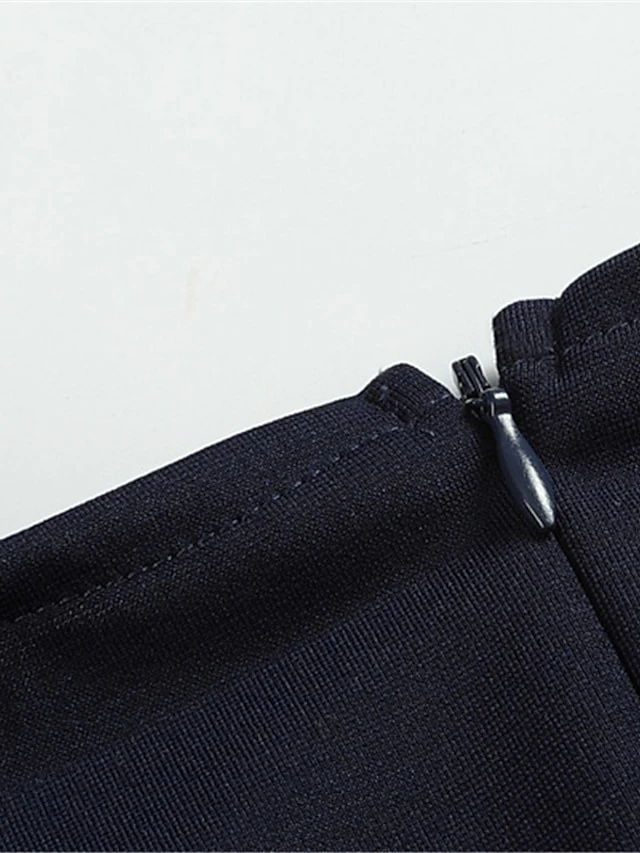 Women‘s Plus Size Curve Work Dress Floral Crew Neck Print 3/4 Length Sleeve Spring Fall Elegant Casual Midi Dress Formal Work Dress 14 Women‘s Plus Size Curve Work Dress Floral Crew Neck Print 3/4 Length Sleeve Spring Fall Elegant Casual Midi Dress Formal Work Dress - Image 14