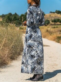 Women's Shirt Dress Casual Dress Swing Dress Maxi Long Dress Outdoor Daily Date Polyester Fashion Casual Shirt Collar Lace Up Button Long Sleeve Fall Winter 2023 Loose Fit Blue Orange Leaf S M L XL 9 Women's Shirt Dress Casual Dress Swing Dress Maxi Long Dress Outdoor Daily Date Polyester Fashion Casual Shirt Collar Lace Up Button Long Sleeve Fall Winter 2023 Loose Fit Blue Orange Leaf S M L XL -HAYz Clothing Shop avmisa1695367368398