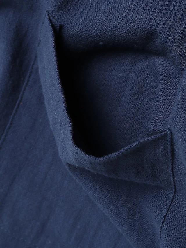 Women‘s Casual Dress Cotton Dress Shirt Dress Swing Dress Midi Dress Blue Yellow Red Long Sleeve Pure Color Pocket Summer Fall Spring Shirt Collar Basic Daily Weekend Loose Fit 2023 S M L XL XXL 3XL 7 Women‘s Casual Dress Cotton Dress Shirt Dress Swing Dress Midi Dress Blue Yellow Red Long Sleeve Pure Color Pocket Summer Fall Spring Shirt Collar Basic Daily Weekend Loose Fit 2023 S M L XL XXL 3XL - Image 7