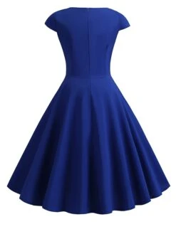 Women‘s Plus Size Curve Party Dress Swing Dress A Line Dress Solid Color Midi Dress Short Sleeve Ruched Square Neck Basic Party Black Yellow Spring Summer L XL XXL -HAYz Clothing Shop awwyup1675827838179