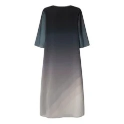 Women‘s Plus Size Curve Wedding Guest Two Piece Dress Casual Dress Elegant Gradient Knee Length Dress Round Neck Print Half Sleeve Work Casual Daily Fall Spring Dress -HAYz Clothing Shop axafny1697094607466