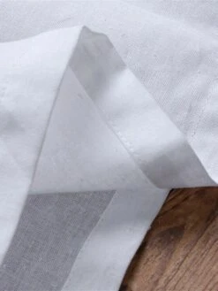 Women's Casual Dress Cotton Linen Dress Swing Dress Midi Dress Cotton Blend Basic Casual Outdoor Daily Vacation V Neck Pocket Long Sleeve Summer Spring Fall 2023 Loose Fit White Blue Plain M L XL 2XL -HAYz Clothing Shop axisgh1676443418982