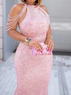 Women‘s Plus Size Curve Party Dress Sequin Dress Solid Color Turtleneck Sequins Sleeveless Spring Fall Elegant Formal Maxi Long Dress Formal Party Dress Sequin Dress 14 Women‘s Plus Size Curve Party Dress Sequin Dress Solid Color Turtleneck Sequins Sleeveless Spring Fall Elegant Formal Maxi Long Dress Formal Party Dress Sequin Dress -HAYz Clothing Shop ayanuw1663740649389