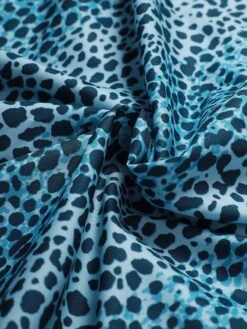 Women's Shirt Dress Short Mini Dress Light Blue Long Sleeve Leopard Button Spring Summer Shirt Collar Stylish Casual Sexy Lantern Sleeve Boom Sale Dress XXL -HAYz Clothing Shop bdzcqb1683612755818