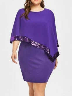 Women‘s Plus Size Curve Sequin Dress Work Dress Sheath Dress Solid Color Mini Dress Long Sleeve Crew Neck Fashion Evening Party Black Yellow Summer Spring L XL XXL 3XL 4XL 21 Women‘s Plus Size Curve Sequin Dress Work Dress Sheath Dress Solid Color Mini Dress Long Sleeve Crew Neck Fashion Evening Party Black Yellow Summer Spring L XL XXL 3XL 4XL -HAYz Clothing Shop bfjvlq1677036576947