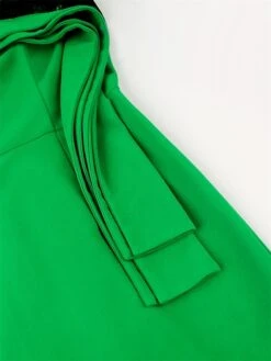 Women's Plus Size Curve Party Dress Work Dress Bodycon Color Block Long Dress Maxi Dress Long Sleeve Lace Ruffle V Neck Fashion Party Green Fall Winter XL XXL 3XL 4XL -HAYz Clothing Shop bhjnro1694425972814