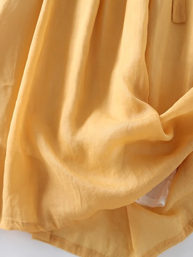 Women's Casual Dress A Line Dress Midi Dress Polyester Fashion Daily Outdoor Daily Vacation Crew Neck Ruched Tie Belt Long Sleeve Fall Winter Autumn 2023 Loose Fit Yellow Pink Purple Plain M L XL 2XL 11 Women's Casual Dress A Line Dress Midi Dress Polyester Fashion Daily Outdoor Daily Vacation Crew Neck Ruched Tie Belt Long Sleeve Fall Winter Autumn 2023 Loose Fit Yellow Pink Purple Plain M L XL 2XL - Image 11