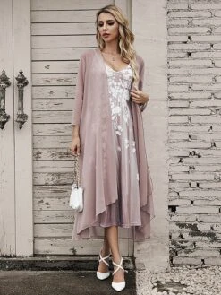 Women's Casual Dress Dress Set Two Piece Dress Long Dress Maxi Dress Purple Brown Green Half Sleeve Flower Print Summer Spring V Neck Fashion Vacation 2023 S M L XL XXL 3XL -HAYz Clothing Shop bmmjto1695873977098