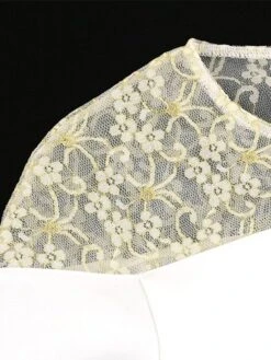 Women‘s Plus Size Curve Party Dress Solid Color Crew Neck Lace Short Sleeve Spring Fall Work Elegant Formal Knee Length Dress Formal Party Dress -HAYz Clothing Shop bobiza1663060819567