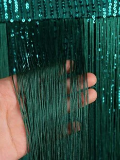 Women‘s Plus Size Curve Party Dress Solid Color V Neck Sequins Short Sleeve Spring Fall Sequins Prom Dress Maxi Long Dress Party Daily Dress Sequin Dress Tassel Fringe Split -HAYz Clothing Shop bpapvh1656497315279