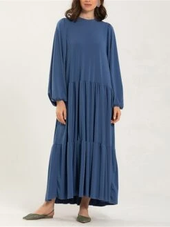 Women's Casual Dress Cotton Linen Dress Maxi Long Dress Cotton Blend Basic Classic Outdoor Daily Vacation Crew Neck Ruched Ruffle Long Sleeve Fall Winter Autumn 2023 Loose Fit Black Blue Brown Plain 12 Women's Casual Dress Cotton Linen Dress Maxi Long Dress Cotton Blend Basic Classic Outdoor Daily Vacation Crew Neck Ruched Ruffle Long Sleeve Fall Winter Autumn 2023 Loose Fit Black Blue Brown Plain -HAYz Clothing Shop bukzmh1693366186069