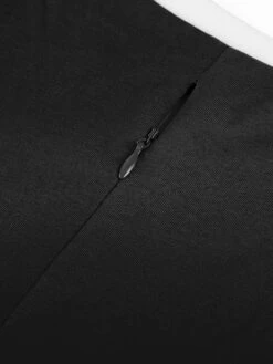 Women's Work Dress Sheath Dress Church Dress Midi Dress Black Dusty Blue 3/4 Length Sleeve Pure Color Fake Two Piece Spring Fall Winter Square Neck Modern Winter Dress Office Fall Dress 2023 S M L XL -HAYz Clothing Shop bvbfky1693280878164