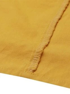 Women's Casual Dress Cotton Linen Dress Maxi Long Dress Polyester Basic Classic Outdoor Daily Vacation Crew Neck Ruched Pocket Short Sleeve Summer Spring 2023 Loose Fit Black Yellow Pink Plain M L XL -HAYz Clothing Shop cebhbm1691067922109