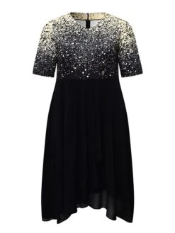 Women‘s Plus Size Curve Casual Dress Swing Dress Gradient V Neck Layered 3/4 Length Sleeve Spring Fall Dress Stylish Casual Midi Dress Date 11 Women‘s Plus Size Curve Casual Dress Swing Dress Gradient V Neck Layered 3/4 Length Sleeve Spring Fall Dress Stylish Casual Midi Dress Date -HAYz Clothing Shop cfooxf1669284944796