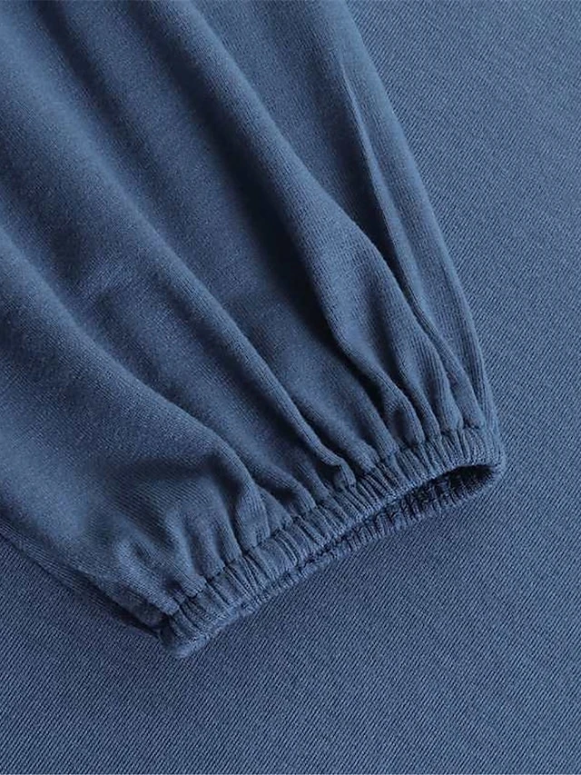 Women's Casual Dress Cotton Linen Dress Maxi Long Dress Cotton Blend Basic Classic Outdoor Daily Vacation Crew Neck Ruched Ruffle Long Sleeve Fall Winter Autumn 2023 Loose Fit Black Blue Brown Plain 6 Women's Casual Dress Cotton Linen Dress Maxi Long Dress Cotton Blend Basic Classic Outdoor Daily Vacation Crew Neck Ruched Ruffle Long Sleeve Fall Winter Autumn 2023 Loose Fit Black Blue Brown Plain - Image 6