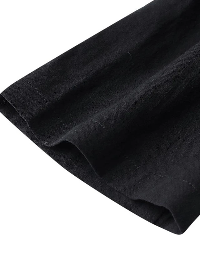 Women's Casual Dress Cotton Linen Dress A Line Dress Maxi Long Dress Cotton Blend Casual Outdoor Daily Crew Neck Print 3/4 Length Sleeve Summer Spring 2023 Loose Fit Black Red Navy Blue Plaid M L XL 7 Women's Casual Dress Cotton Linen Dress A Line Dress Maxi Long Dress Cotton Blend Casual Outdoor Daily Crew Neck Print 3/4 Length Sleeve Summer Spring 2023 Loose Fit Black Red Navy Blue Plaid M L XL - Image 7