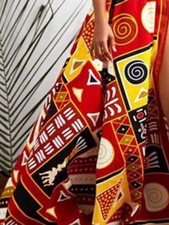 Women‘s Plus Size Curve Easter Dress Polka Dot Off Shoulder Party Dress Half Sleeve Spring Fall Prom Dress Maxi Dress Party Dress -HAYz Clothing Shop crrclr1675757088401