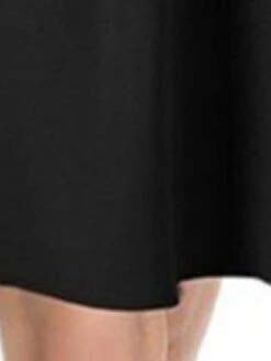 Women‘s Plus Size Curve Party Dress Solid Color Crew Neck Lace 3/4 Length Sleeve Spring Fall Elegant Prom Dress Mature Knee Length Dress Formal Party Dress -HAYz Clothing Shop cvsvqu1634380438737