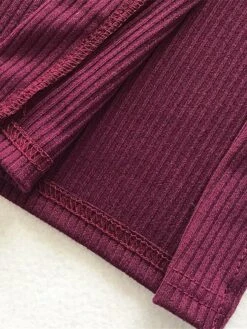 Women's Plus Size Curve Casual Dress Sweater Dress Sheath Dress Plain Midi Dress Long Sleeve Button Split Stand Collar Fashion Daily Black Wine Fall Winter XL XXL 3XL 4XL 5XL -HAYz Clothing Shop cxwmez1694151468844