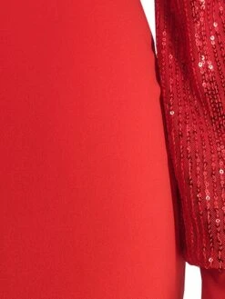 Women‘s Plus Size Curve Party Dress Solid Color Stand Collar Long Sleeve Winter Fall Elegant Formal Maxi Long Dress Party Evening Party Dress -HAYz Clothing Shop daezbb1671416176024