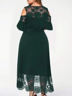 Women‘s Plus Size Curve Casual Dress A Line Dress Gradient Long Dress Maxi Dress Short Sleeve Patchwork Hollow Out Crew Neck Fashion Outdoor Black Light Green Summer Spring XL XXL 3XL 4XL 5XL 11 Women‘s Plus Size Curve Casual Dress A Line Dress Gradient Long Dress Maxi Dress Short Sleeve Patchwork Hollow Out Crew Neck Fashion Outdoor Black Light Green Summer Spring XL XXL 3XL 4XL 5XL -HAYz Clothing Shop dckfbv1678346848702