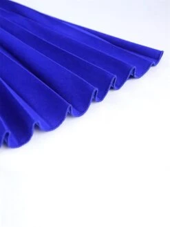 Women's Plus Size Curve Party Dress Work Dress Swing Dress Plain Long Dress Maxi Dress Long Sleeve Pleated Ruffle Crew Neck Fashion Party Blue Fall Winter XL XXL 3XL 4XL -HAYz Clothing Shop djmhhr1694425974260