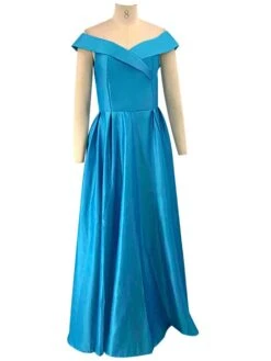 Women's Plus Size Party Dress Solid Color Off Shoulder Ruched Sleeveless Fall Winter Sexy Formal Prom Dress Maxi Long Dress Party Date Dress -HAYz Clothing Shop dumbax1655650442459