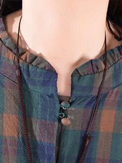 Women's Casual Dress Cotton Linen Dress Plaid Dress Midi Dress Linen / Cotton Blend Fashion Basic Outdoor Daily Holiday Stand Collar Pocket Print Long Sleeve Fall Winter Autumn 2023 Loose Fit Yellow 21 Women's Casual Dress Cotton Linen Dress Plaid Dress Midi Dress Linen / Cotton Blend Fashion Basic Outdoor Daily Holiday Stand Collar Pocket Print Long Sleeve Fall Winter Autumn 2023 Loose Fit Yellow -HAYz Clothing Shop eehuei1693553159635