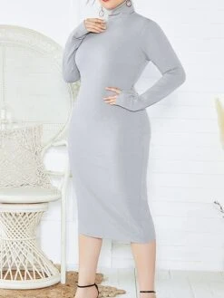 Women's Plus Size Curve Casual Dress Sweater Dress Bodycon Plain Midi Dress Long Sleeve Turtleneck Fashion Daily Black Wine Fall Winter XL XXL 3XL 4XL 5XL 23 Women's Plus Size Curve Casual Dress Sweater Dress Bodycon Plain Midi Dress Long Sleeve Turtleneck Fashion Daily Black Wine Fall Winter XL XXL 3XL 4XL 5XL -HAYz Clothing Shop efjfmm1694151465738