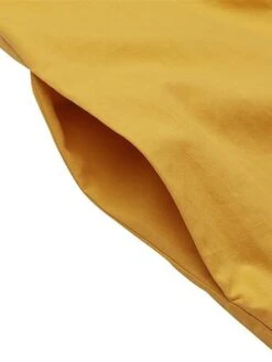 Women's Casual Dress Cotton Linen Dress Maxi Long Dress Polyester Basic Classic Outdoor Daily Vacation Crew Neck Ruched Pocket Short Sleeve Summer Spring 2023 Loose Fit Black Yellow Pink Plain M L XL -HAYz Clothing Shop eigxay1691067921309