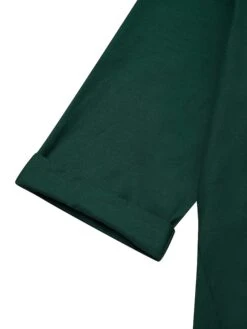 Women‘s Cotton Linen Dress Caftan Dress Shift Dress Long Dress Maxi Dress Green Red Light Blue White Black 3/4 Length Sleeve Pure Color Pocket Spring Summer Fall Boat Neck Basic Casual Loose Fit 2023 -HAYz Clothing Shop etwvkx1676873929667