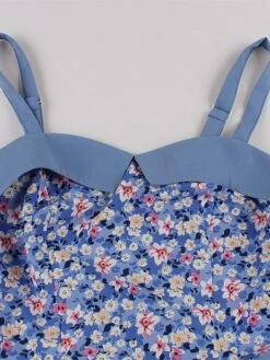 Women's Plus Size Retro 1950s Vintage Dress Mini Dress Daily Holiday Backless Print Floral Spaghetti Strap Sleeveless Regular Fit Spring Fall 2023 Blue XL XXL 3XL 4XL 11 Women's Plus Size Retro 1950s Vintage Dress Mini Dress Daily Holiday Backless Print Floral Spaghetti Strap Sleeveless Regular Fit Spring Fall 2023 Blue XL XXL 3XL 4XL -HAYz Clothing Shop eupbyc1693533788086