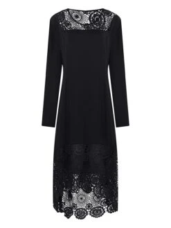 Women‘s Plus Size Curve Party Dress Lace Dress Cocktail Dress Midi Dress Black Wine Blue Long Sleeve Pure Color Lace Summer Spring Fall Crew Neck Fashion Winter Dress Birthday Wedding Guest 2023 18 Women‘s Plus Size Curve Party Dress Lace Dress Cocktail Dress Midi Dress Black Wine Blue Long Sleeve Pure Color Lace Summer Spring Fall Crew Neck Fashion Winter Dress Birthday Wedding Guest 2023 -HAYz Clothing Shop fqddqc1690875114983