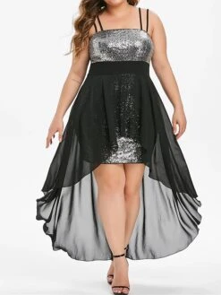 Women's Plus Size Prom Dress Party Dress Sequin Dress Long Dress Maxi Dress Black Wine Purple Sleeveless Pure Color Sequins Spring Fall Winter Spaghetti Strap Fashion Wedding Guest Birthday Evening 16 Women's Plus Size Prom Dress Party Dress Sequin Dress Long Dress Maxi Dress Black Wine Purple Sleeveless Pure Color Sequins Spring Fall Winter Spaghetti Strap Fashion Wedding Guest Birthday Evening -HAYz Clothing Shop ftyuoh1692177425968