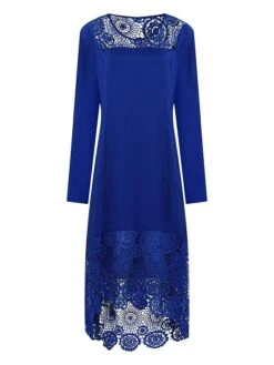 Women‘s Plus Size Curve Party Dress Lace Dress Cocktail Dress Midi Dress Black Wine Blue Long Sleeve Pure Color Lace Summer Spring Fall Crew Neck Fashion Winter Dress Birthday Wedding Guest 2023 26 Women‘s Plus Size Curve Party Dress Lace Dress Cocktail Dress Midi Dress Black Wine Blue Long Sleeve Pure Color Lace Summer Spring Fall Crew Neck Fashion Winter Dress Birthday Wedding Guest 2023 -HAYz Clothing Shop gbguny1690875120873