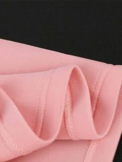 Women‘s Plus Size Curve Party Dress Solid Color V Neck Half Sleeve Spring Fall Elegant Formal Knee Length Dress Formal Party Dress -HAYz Clothing Shop gdhejg1665286576283