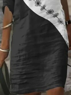 Women's Casual Dress Cotton Linen Dress Shift Dress Mini Dress Cotton Blend Fashion Modern Outdoor Daily Vacation V Neck Patchwork Button Half Sleeve Summer Spring 2023 Regular Fit White Flower S M L 5 Women's Casual Dress Cotton Linen Dress Shift Dress Mini Dress Cotton Blend Fashion Modern Outdoor Daily Vacation V Neck Patchwork Button Half Sleeve Summer Spring 2023 Regular Fit White Flower S M L -HAYz Clothing Shop genvvu1678171378666