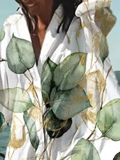 Women's Shirt Dress Casual Dress Swing Dress Mini Dress Outdoor Daily Vacation Polyester Fashion Casual Shirt Collar Button Print Long Sleeve Summer Spring Fall 2023 Loose Fit Green Leaf S M L XL 2XL 5 Women's Shirt Dress Casual Dress Swing Dress Mini Dress Outdoor Daily Vacation Polyester Fashion Casual Shirt Collar Button Print Long Sleeve Summer Spring Fall 2023 Loose Fit Green Leaf S M L XL 2XL -HAYz Clothing Shop gflzsz1678354859844