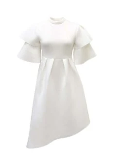 Women‘s Plus Size Curve Party Dress Solid Color Crew Neck Half Sleeve Spring Fall Elegant Modern Maxi Long Dress Formal Party Dress 25 Women‘s Plus Size Curve Party Dress Solid Color Crew Neck Half Sleeve Spring Fall Elegant Modern Maxi Long Dress Formal Party Dress -HAYz Clothing Shop gickho1669704982649