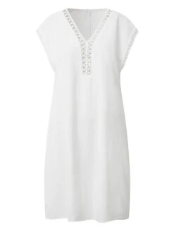 Women's Cotton Linen Dress Casual Dress Shift Dress Midi Dress Cotton Fashion Modern Outdoor Daily Vacation V Neck Cut Out Short Sleeve Summer Spring 2023 Regular Fit White Blue Green Plain S M L XL 18 Women's Cotton Linen Dress Casual Dress Shift Dress Midi Dress Cotton Fashion Modern Outdoor Daily Vacation V Neck Cut Out Short Sleeve Summer Spring 2023 Regular Fit White Blue Green Plain S M L XL -HAYz Clothing Shop goibbc1684215305311