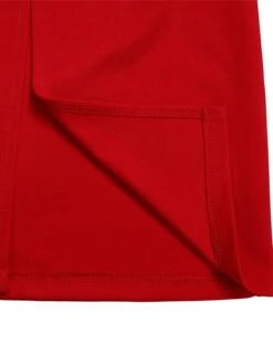 Women‘s Plus Size Curve Work Dress Bodycon Sheath Dress Solid Color Midi Dress Long Sleeve Crew Neck Fashion Outdoor White Red Fall Spring L XL XXL 3XL -HAYz Clothing Shop gtpvjo1676871092600