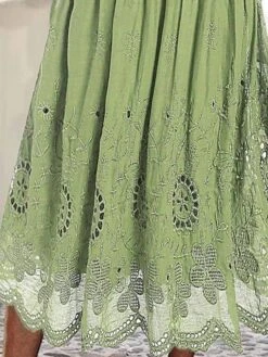 Women's Casual Dress Cotton Linen Dress Swing Dress Midi Dress Cotton Blend Fashion Modern Outdoor Daily Crew Neck Lace Patchwork Half Sleeve Summer Spring Fall 2023 Loose Fit Green Plain S M L XL 2XL 5 Women's Casual Dress Cotton Linen Dress Swing Dress Midi Dress Cotton Blend Fashion Modern Outdoor Daily Crew Neck Lace Patchwork Half Sleeve Summer Spring Fall 2023 Loose Fit Green Plain S M L XL 2XL -HAYz Clothing Shop gvtonn1679989103809