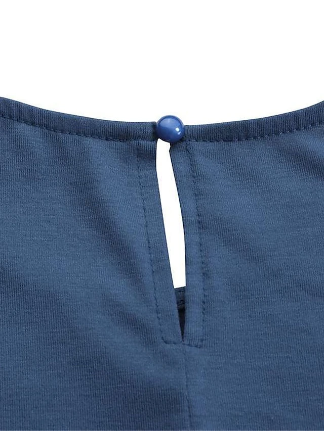 Women's Casual Dress Cotton Linen Dress Maxi Long Dress Cotton Blend Basic Classic Outdoor Daily Vacation Crew Neck Ruched Ruffle Long Sleeve Fall Winter Autumn 2023 Loose Fit Black Blue Brown Plain 7 Women's Casual Dress Cotton Linen Dress Maxi Long Dress Cotton Blend Basic Classic Outdoor Daily Vacation Crew Neck Ruched Ruffle Long Sleeve Fall Winter Autumn 2023 Loose Fit Black Blue Brown Plain - Image 7