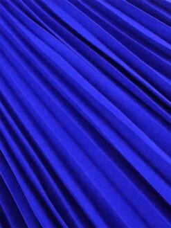 Women's Plus Size Curve Party Dress Work Dress Swing Dress Plain Long Dress Maxi Dress Long Sleeve Pleated Ruffle Crew Neck Fashion Party Blue Fall Winter XL XXL 3XL 4XL -HAYz Clothing Shop hbxgnk1694425977217