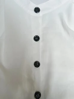 Women's Shirt Dress Casual Dress Cotton Linen Dress Midi Dress Cotton Blend Fashion Basic Outdoor Daily Shirt Collar Button Half Sleeve Summer Spring Fall 2023 Regular Fit Black White Green Plain S M -HAYz Clothing Shop hdvcos1694762173887