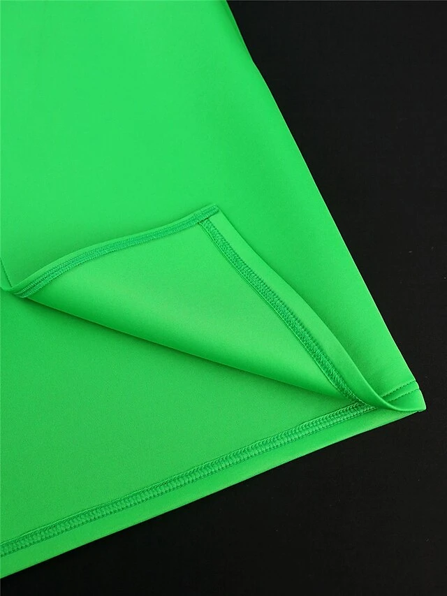 Women‘s Plus Size Curve Party Dress Cocktail Dress Wedding Guest Dress Long Dress Maxi Dress Green Short Sleeve Pure Color Lace Summer Spring Fall V Neck Fashion Wedding Guest Vacation 9 Women‘s Plus Size Curve Party Dress Cocktail Dress Wedding Guest Dress Long Dress Maxi Dress Green Short Sleeve Pure Color Lace Summer Spring Fall V Neck Fashion Wedding Guest Vacation - Image 9