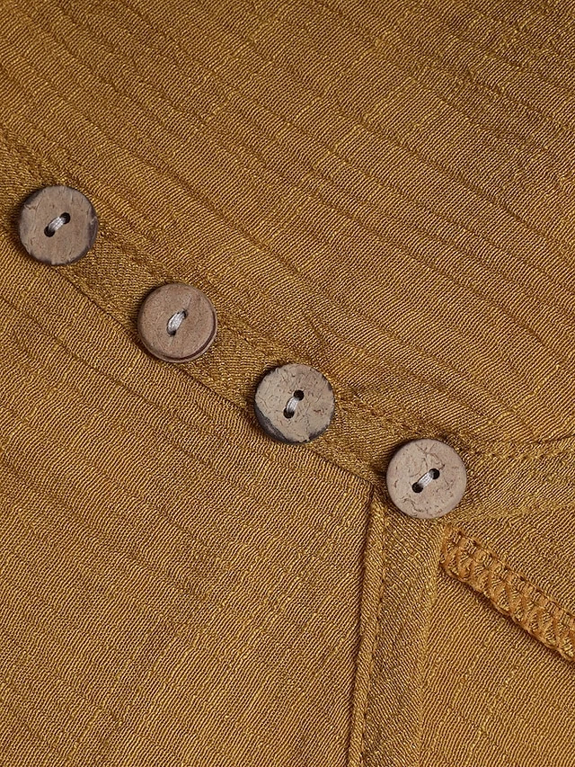 Women's Casual Dress Cotton Dress Swing Dress Maxi Long Dress Cotton Stylish Casual Winter Dress Daily Holiday V Neck Button Layered Long Sleeve Summer Spring Fall 2022 Loose Fit Black White Yellow 11 Women's Casual Dress Cotton Dress Swing Dress Maxi Long Dress Cotton Stylish Casual Winter Dress Daily Holiday V Neck Button Layered Long Sleeve Summer Spring Fall 2022 Loose Fit Black White Yellow - Image 11