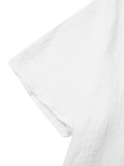 Women's Casual Dress Shirt Dress Cotton Linen Dress Mini Dress Blue Purple Pink Short Sleeve Pure Color Spring Summer V Neck Beach Basic Daily Weekend Loose Fit Linen S M L XL XXL 3XL -HAYz Clothing Shop hitmkf1684215518699