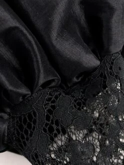 Women‘s Plus Size Curve Party Dress Solid Color Crew Neck Lace Puff Sleeve Long Sleeve Winter Fall Stylish Elegant Prom Dress Maxi Long Dress Formal Party Dress -HAYz Clothing Shop hpwxui1662459980068