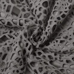 Women's Plus Size Curve Party Dress Solid Color Round Neck Lace Long Sleeve Spring Summer Casual Knee Length Dress Daily Vacation Dress -HAYz Clothing Shop hqgsxp1644461322283